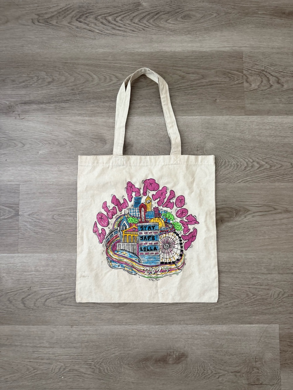 Canvas Tote Bag (Lollapalooza 2025)